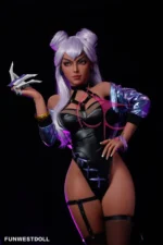 155cm/5ft1 F-Cup League of Legends Agony’s Embrace Evelynn Anime Sex Doll - Image 4
