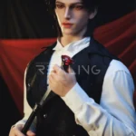 180cm/5ft10 Male Black Hair Silicone sex Doll – Micah
