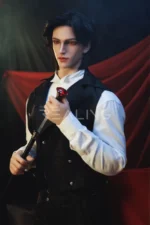 180cm/5ft10 Male Black Hair Silicone Sex Doll - Micah - Image 2