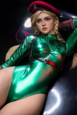 157cm/5ft2 C-cup Cosplay Street Fighter Killer Bee Cammy Anime TPE Sex Doll - Image 5