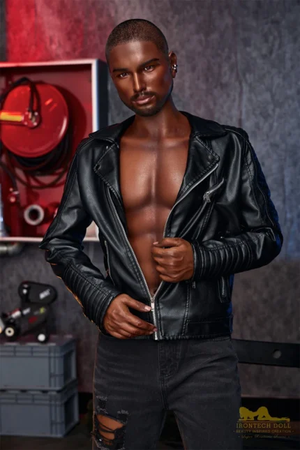 170cm M1 Kevin black full silicone male sex doll