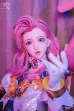 163cm/5ft4 H-Cup LOL Seraphine Anime Sex Doll – Game-Inspired Design - Image 3