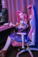 163cm/5ft4 H-Cup LOL Seraphine Anime Sex Doll – Game-Inspired Design - Image 4