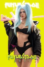 157cm/5ft2 C-Cup TPE Harley Quinn Anime Sex Doll - Image 5